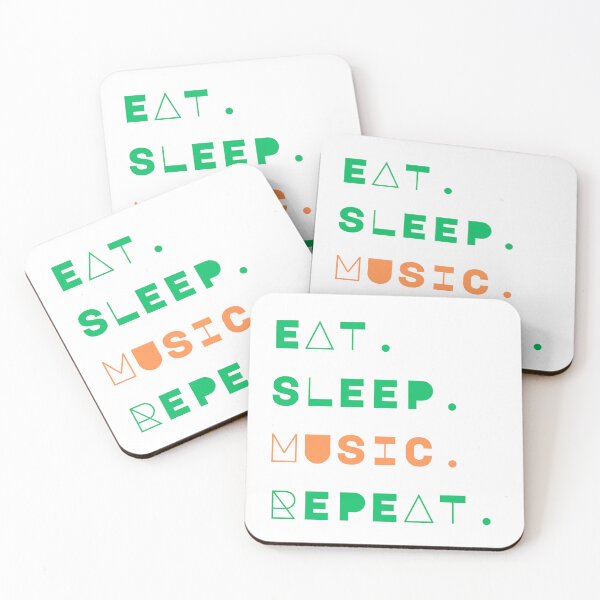 Item preview, Eat Sleep Music Repeat designed and sold by DriveRogue.