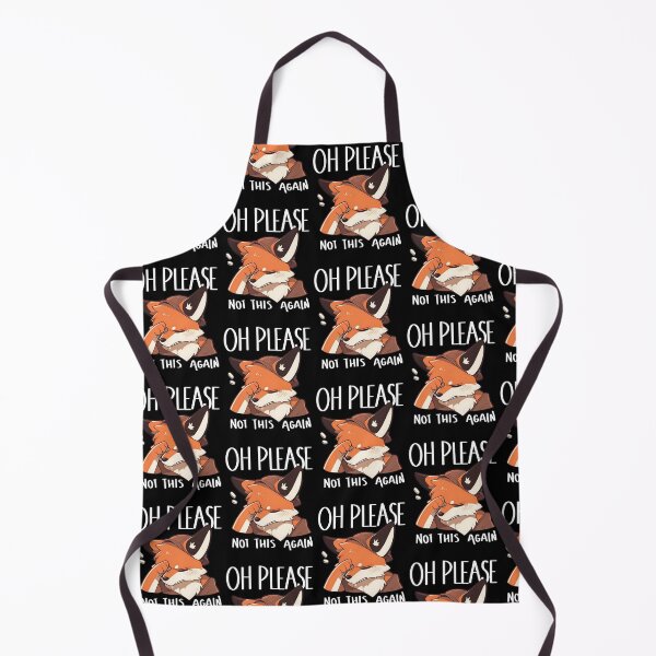 Item preview, Oh Please Not This Again Fox Sticker and Shirt Design by Zeesdesign on Redbubble designed and sold by ZEESDESIGN.