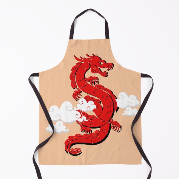 Item preview, Dragon in the Sky, Peach Fuzz, Red designed and sold by Ellecher23.