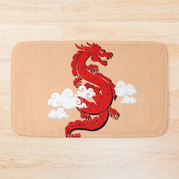 Item preview, Dragon in the Sky, Peach Fuzz, Red designed and sold by Ellecher23.