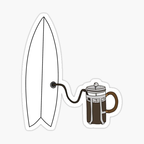 Item preview, Surfboard coffee fuel designed and sold by Chickitaz.