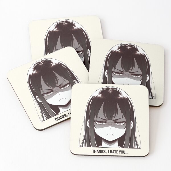 Item preview, Sarcastic Anime Girl Expressing Disdain designed and sold by RuyaFab.