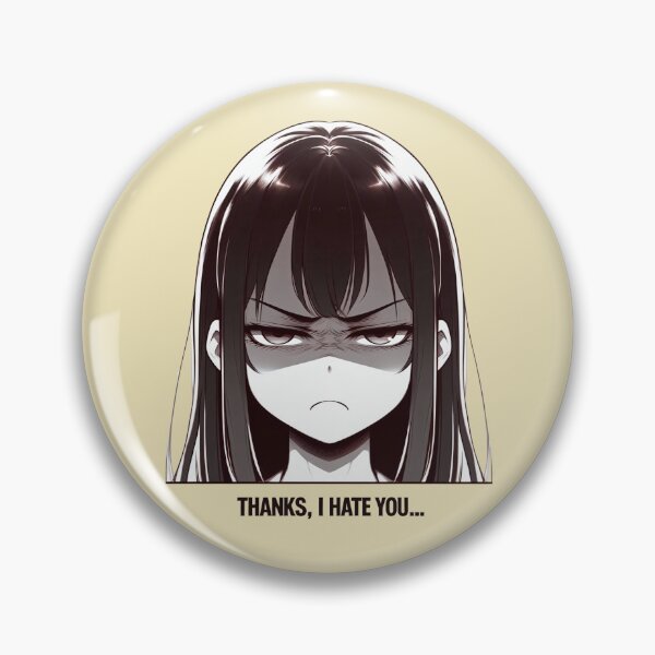 Item preview, Sarcastic Anime Girl Expressing Disdain designed and sold by RuyaFab.