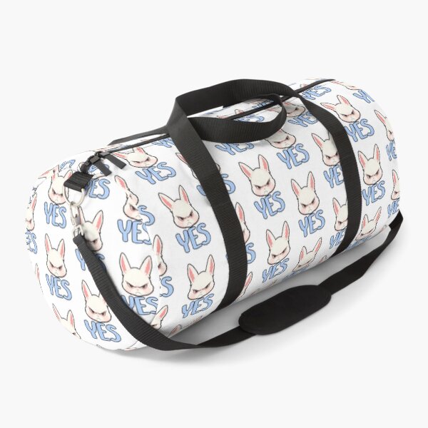 Item preview, Yes Rabbit Black Outline Cute Annoyed Sticker and Shirt Design by Zeesdesign on Redbubble designed and sold by ZEESDESIGN.