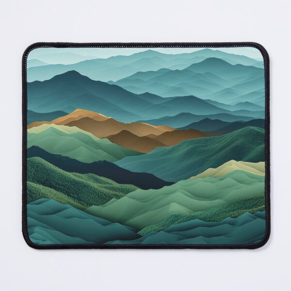 Item preview, Abstract mountain range with overlapping layers designed and sold by Ninoshik.