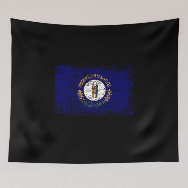 Item preview, Kentucky flag used look designed and sold by GeogDesigns.