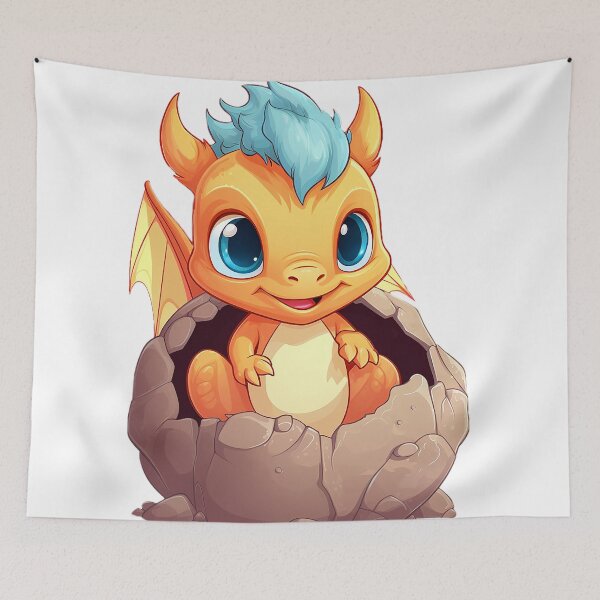 Item preview, Cute Yellow Dragon Art designed and sold by Maryberry96.