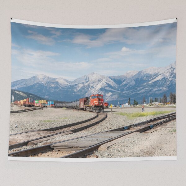 Item preview, Jasper Rocky Mountain Freight yard  designed and sold by hawkie.