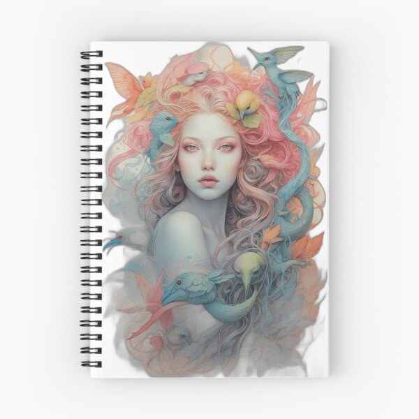 Item preview, Women Surrealist Neon Watercolor designed and sold by eajob.