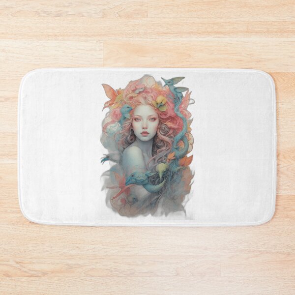 Item preview, Women Surrealist Neon Watercolor designed and sold by eajob.