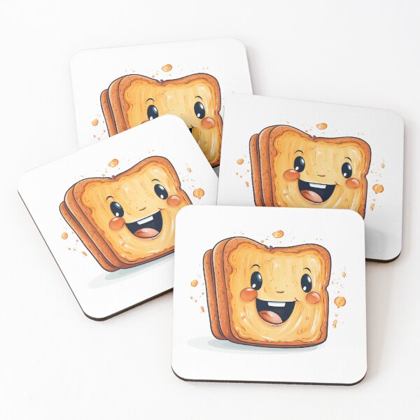 Item preview, Happy smiling lovely toast designed and sold by GoodThings66.