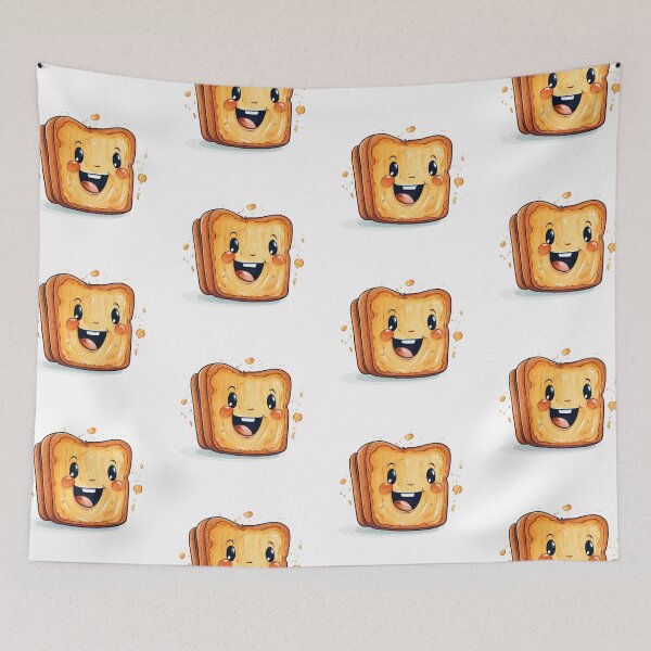 Item preview, Happy smiling lovely toast designed and sold by GoodThings66.