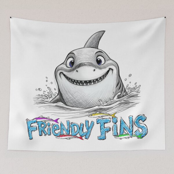 Item preview, Friendly Fin designed and sold by NickTaroDesign.