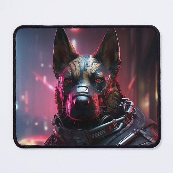 Item preview, Cyberpunk Dogs Woof Neon Dog designed and sold by GrinGalore.