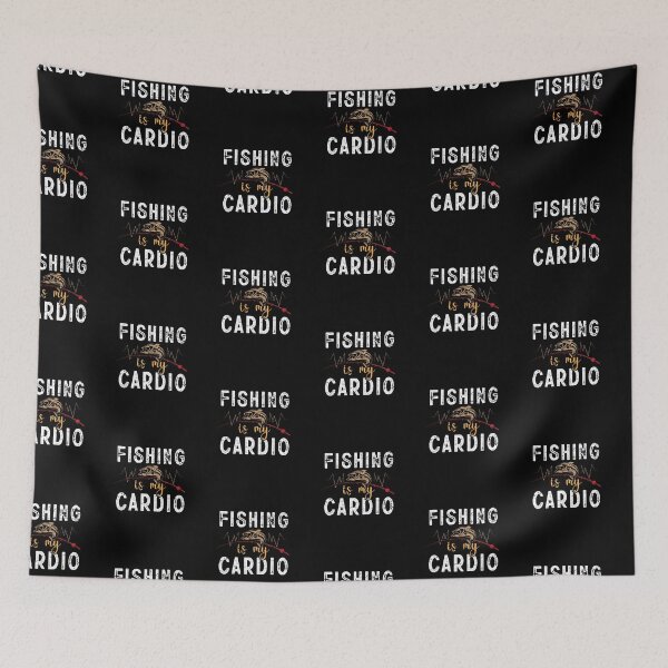 Item preview, Fishing is my Cardio designed and sold by marfanna.