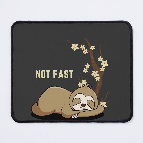 Item preview, NOT FAST sleeping sloth with Chinese tree designed and sold by Kingkham-Design.
