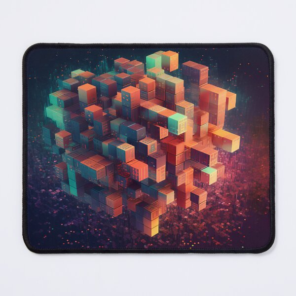 Item preview, Decentralized Harmony: Abstract Art Inspired by Blockchain Format designed and sold by iQuorra.