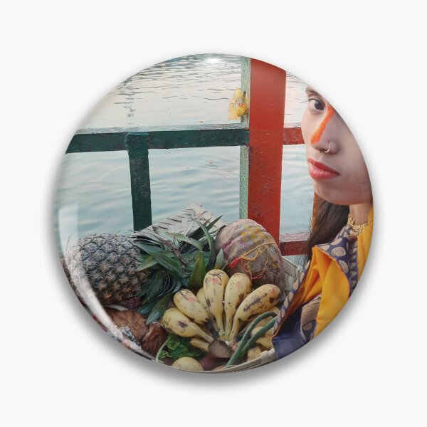 Item preview, Vibrant Chhath Puja Photo Art on RedBubble designed and sold by Especiallyforu.