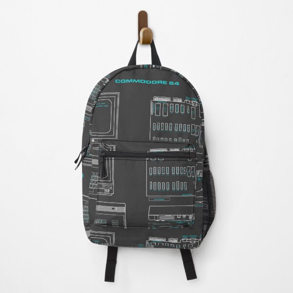 Item preview, Commodore 64 (Grey and Turquoise Blueprint) designed and sold by BGALAXY.