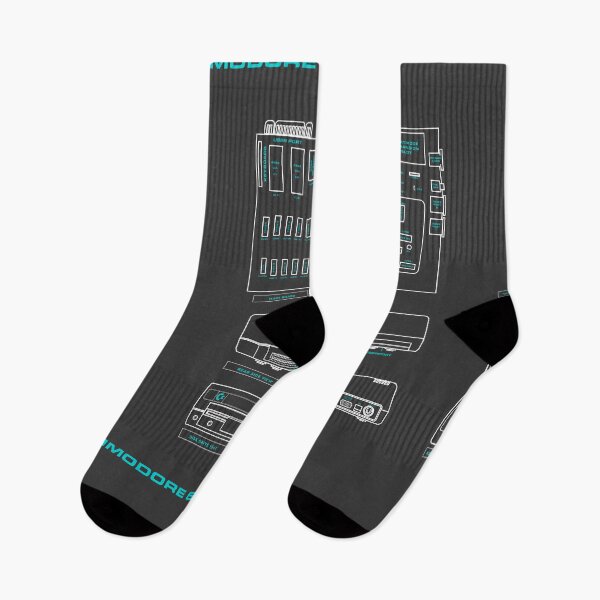Item preview, Commodore 64  (Grey and Turquoise Blueprint) designed and sold by BGALAXY.
