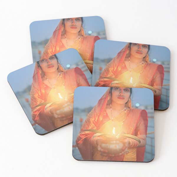 Item preview, "Vibrant Chhath Puja Photo Art on RedBubble" designed and sold by Especiallyforu.