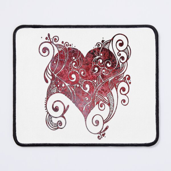 Item preview, Fancy Love Heart Stone Red designed and sold by TigsArts.