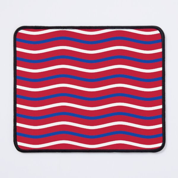 Item preview, Blue White Red Netherlands Tricolor Wavy Flowing Line Horizontal Dutch Language Fresh Pattern designed and sold by PenguinForests.
