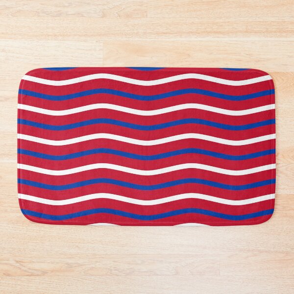 Item preview, Blue White Red Netherlands Tricolor Wavy Flowing Line Horizontal Dutch Language Fresh Pattern designed and sold by PenguinForests.