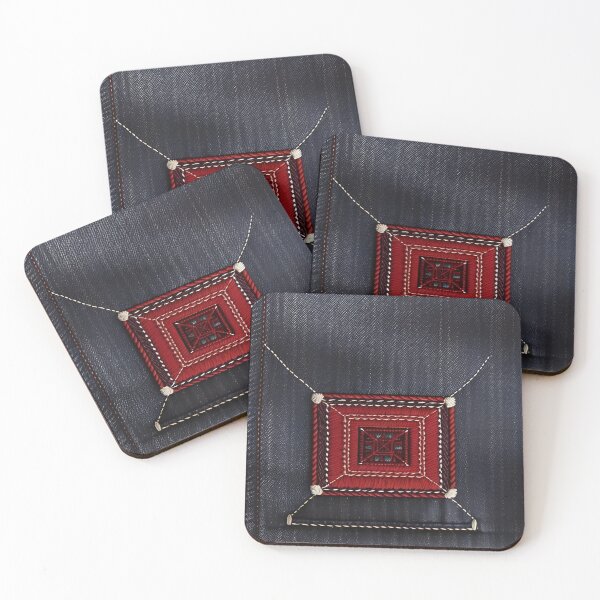 Item preview, Jeans clothes, Red embroidered jeans 9 designed and sold by Kader101.