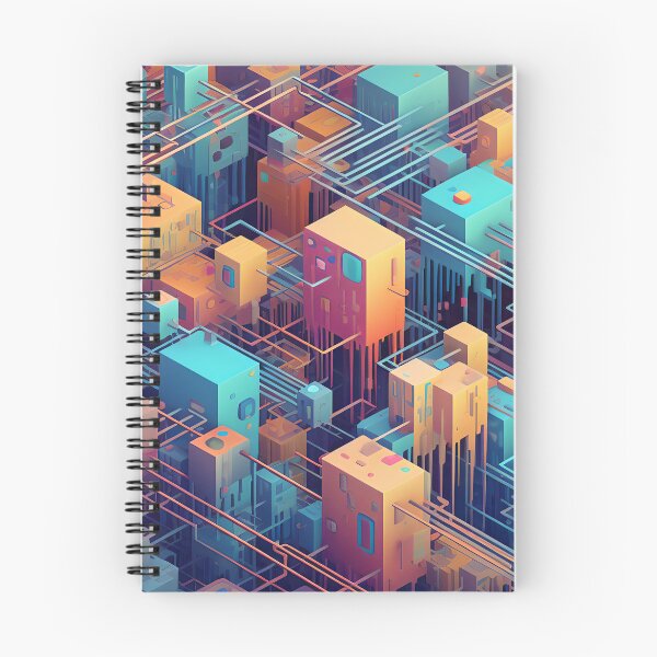 Item preview, Blockchain Echoes: Abstract Art Inspired by Digital Decentralization designed and sold by iQuorra.