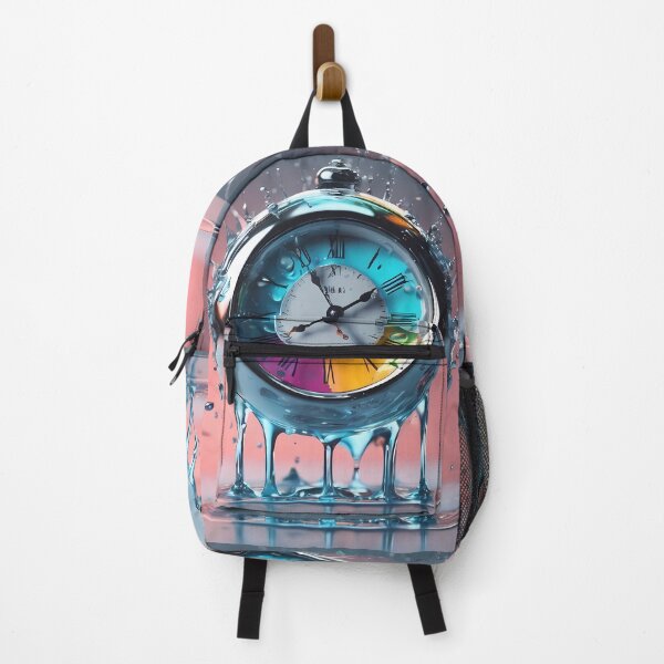 Item preview, Temporal Journey: Crystal Clock Sailing in Digital Waters designed and sold by Artedig.