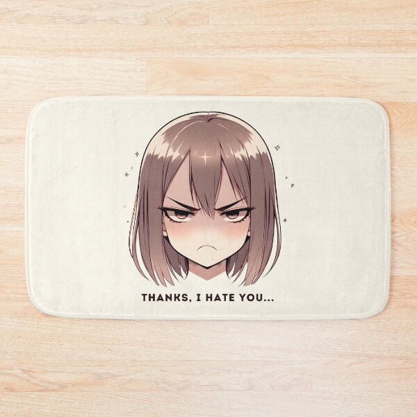 Item preview, Anime Girl with a Grudging Thanks designed and sold by RuyaFab.