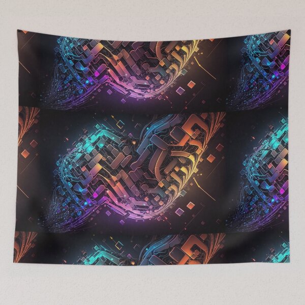 Item preview, Cryptic Canvas: Abstract Art in the Language of Blockchain designed and sold by iQuorra.