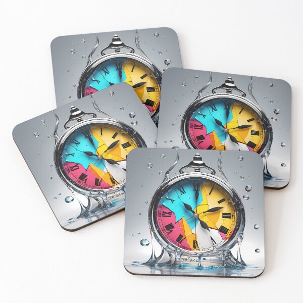 Item preview, Temporary Oasis: Crystal Clock in an Aquatic Desert designed and sold by Artedig.