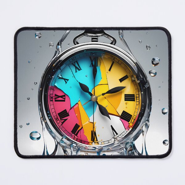 Item preview, Temporary Oasis: Crystal Clock in an Aquatic Desert designed and sold by Artedig.