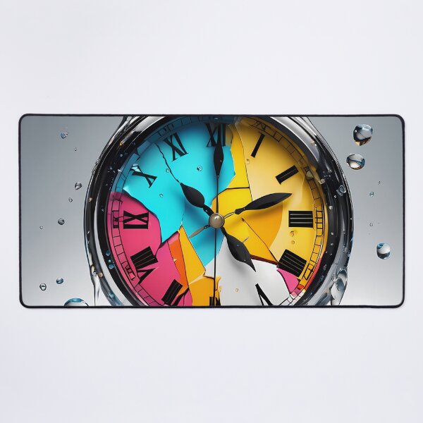 Item preview, Temporary Oasis: Crystal Clock in an Aquatic Desert designed and sold by Artedig.
