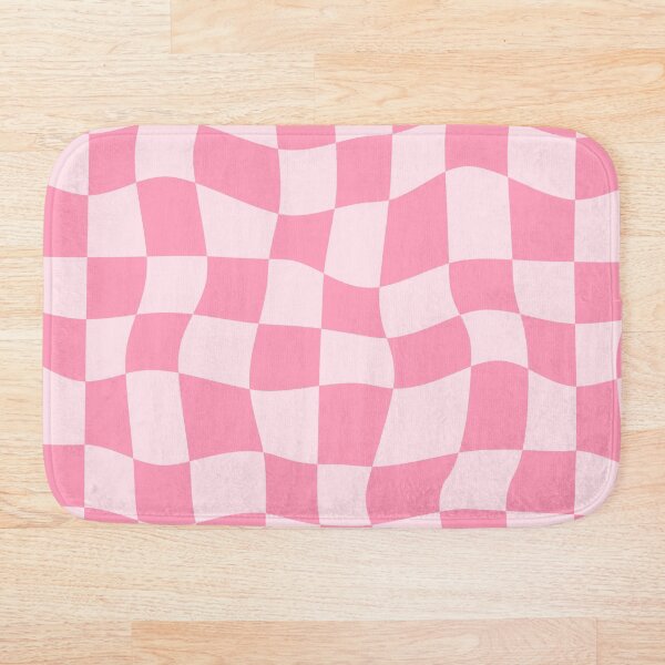 Item preview, Wavy Checker Pattern Gen Z Hot Pink Pastel designed and sold by InteriorRefine.