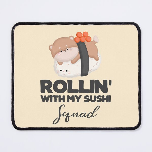Item preview, Rolling With My Sushi Squad, Japanese Food Lover Gift designed and sold by fooderiffic.