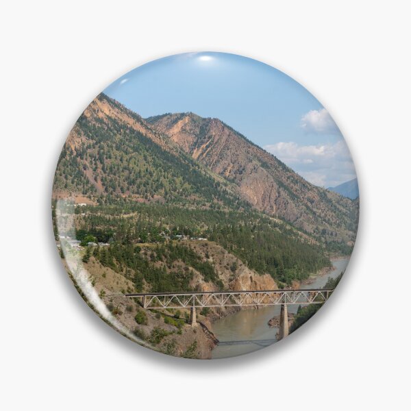 Item preview, Lillooet Railroad bridge Landscape  designed and sold by hawkie.