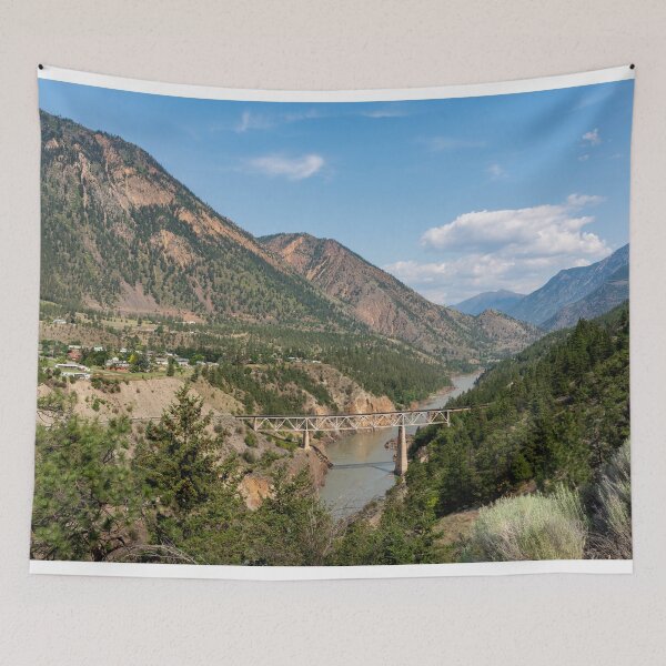 Item preview, Lillooet Railroad bridge Landscape  designed and sold by hawkie.