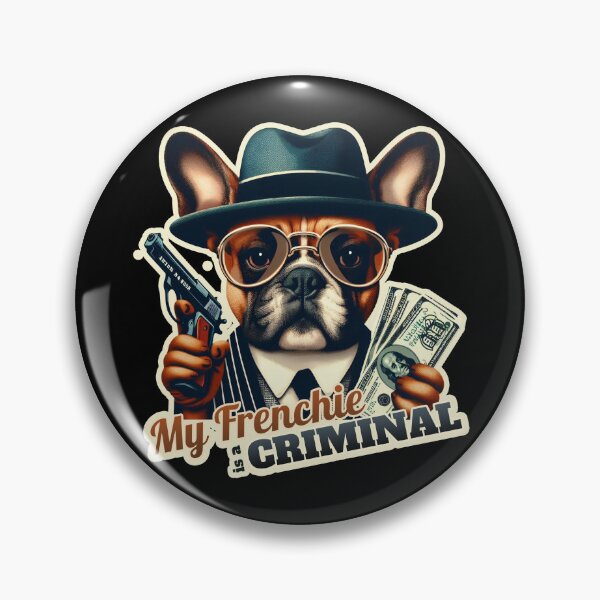 Item preview, Criminal french bulldog designed and sold by ThisDress.