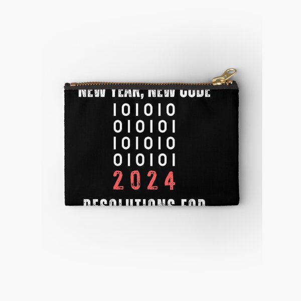 Item preview, New Year, New Code: 2024 Resolutions for Programmers designed and sold by peach-lab01.