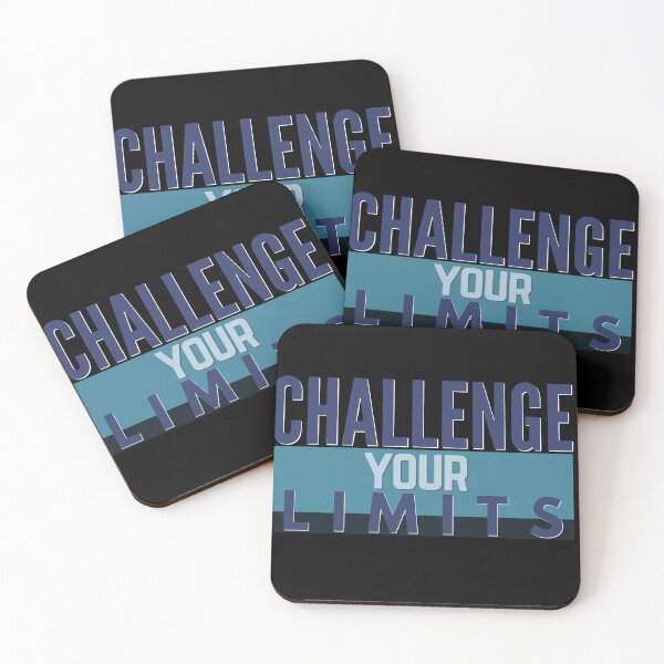 Item preview, Challenge your limits | Motivation Quotes designed and sold by DrMerlin.