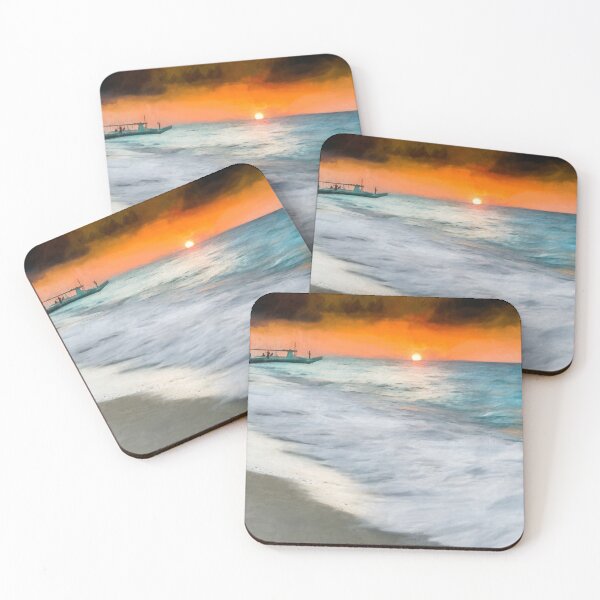 Item preview, Puka Beach Sunset Boracay Philippines designed and sold by AJEvans.