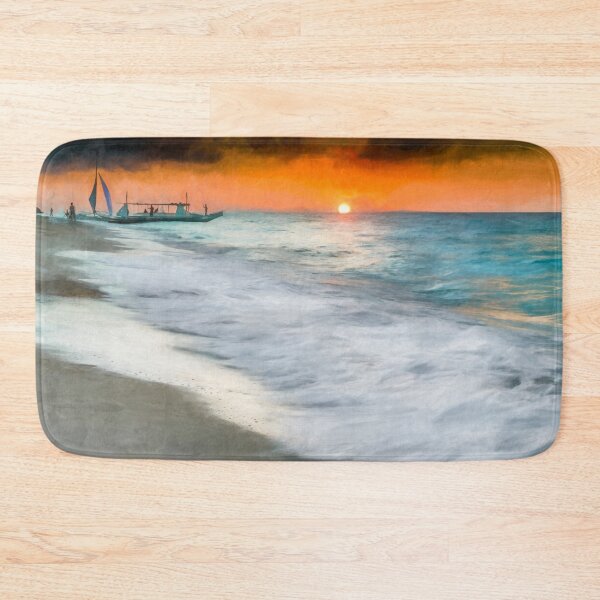 Item preview, Puka Beach Sunset Boracay Philippines designed and sold by AJEvans.