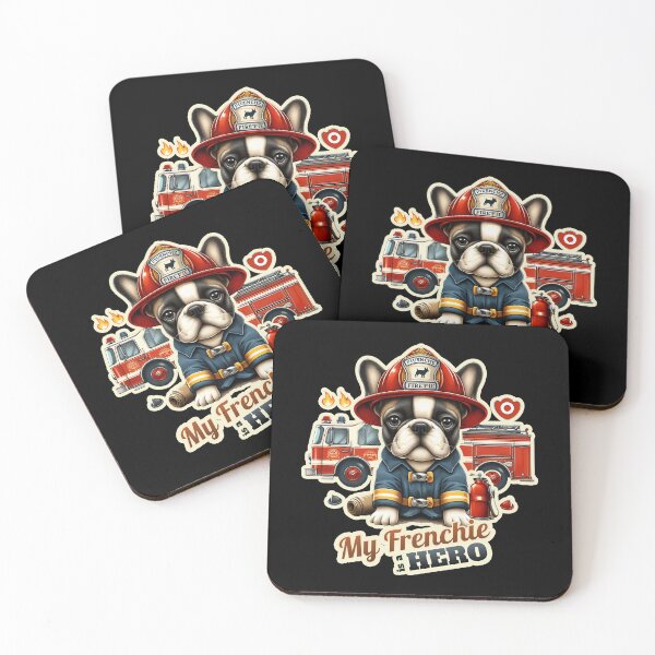 Item preview, Fireman french bulldog designed and sold by ThisDress.