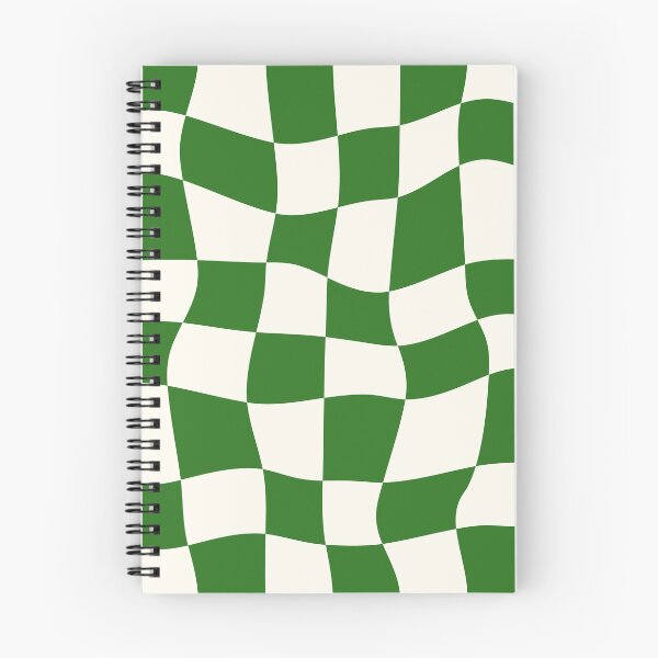 Item preview, Green Wavy Checker Pattern Forest designed and sold by InteriorRefine.