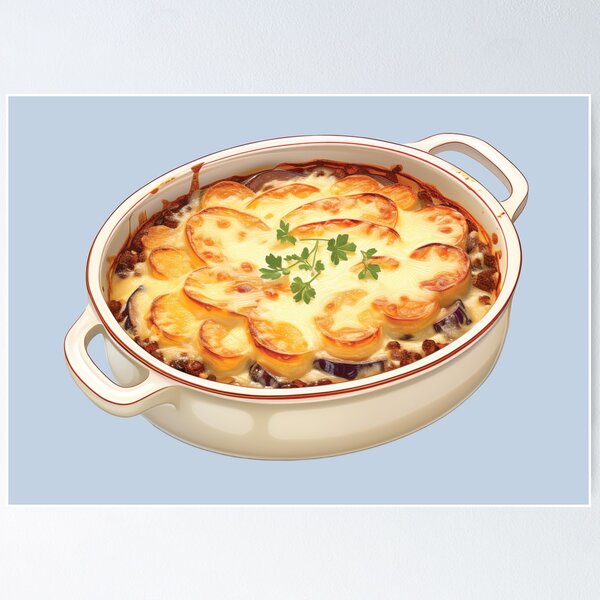 Item preview, Greek Moussaka - Eggplant Casserole designed and sold by Alicia Chee.