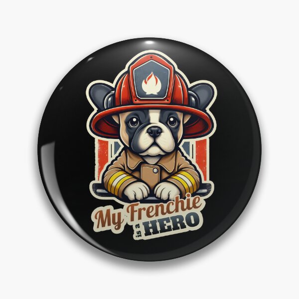 Item preview, Fireman french bulldog designed and sold by ThisDress.