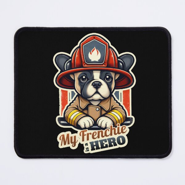 Item preview, Fireman french bulldog designed and sold by ThisDress.